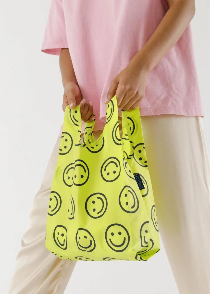 Petit Sac Réutilisable Baggu Happy Yellow - Image 6