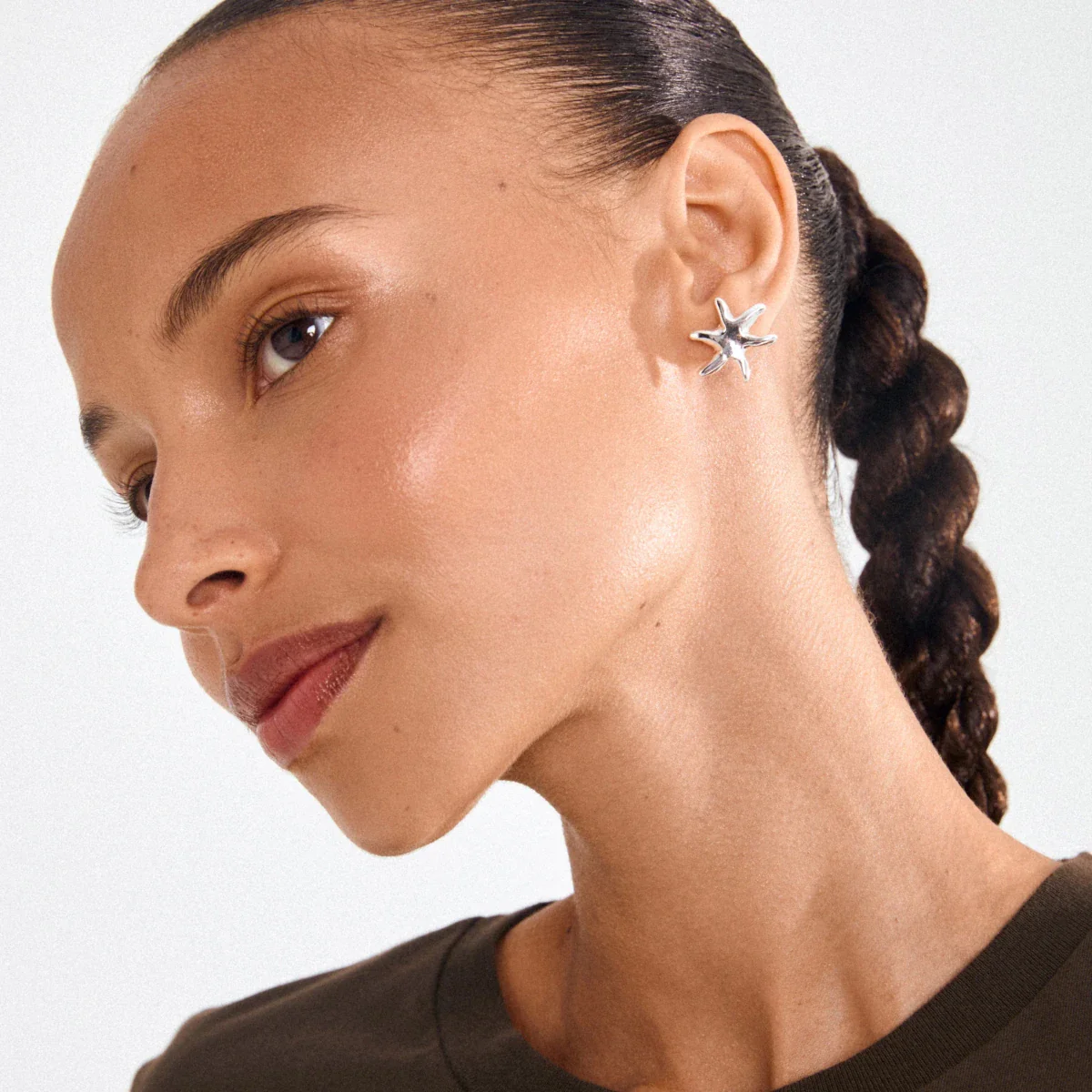 Petites Boucles d'oreilles Prism Pilgrim (Or ou Argent) - Image 2