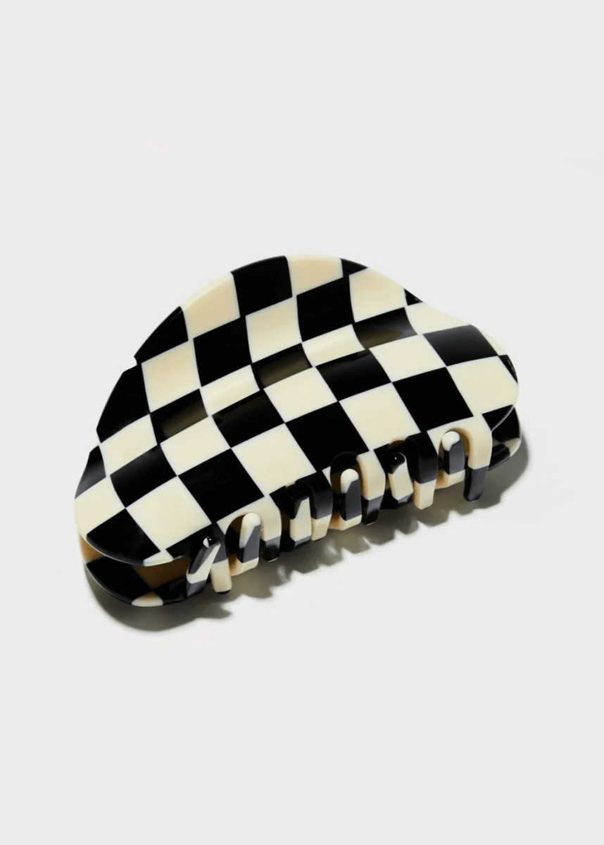 Pince Damiers Noir et Blanc Chunks