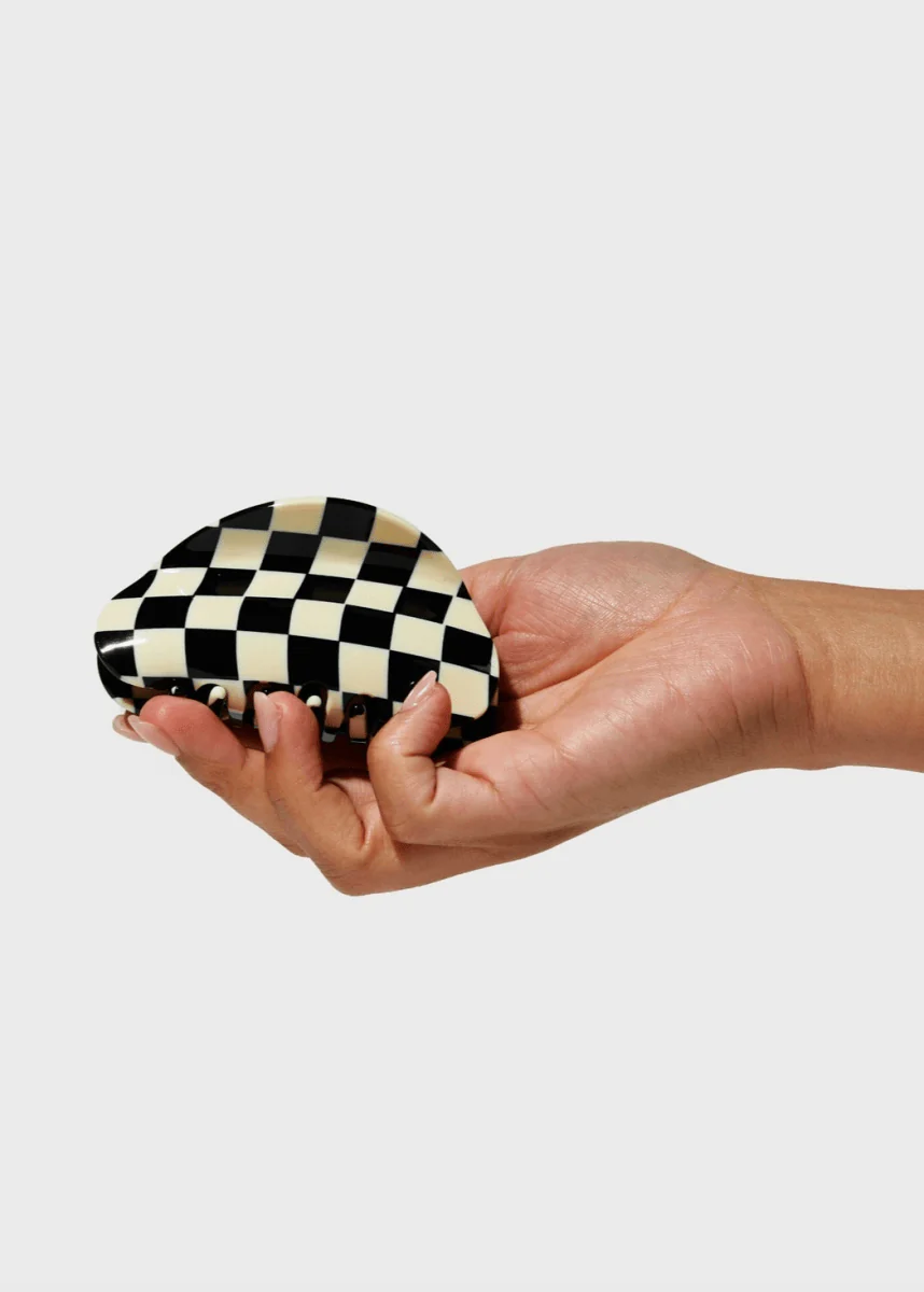 Pince Damiers Noir et Blanc Chunks - Image 3