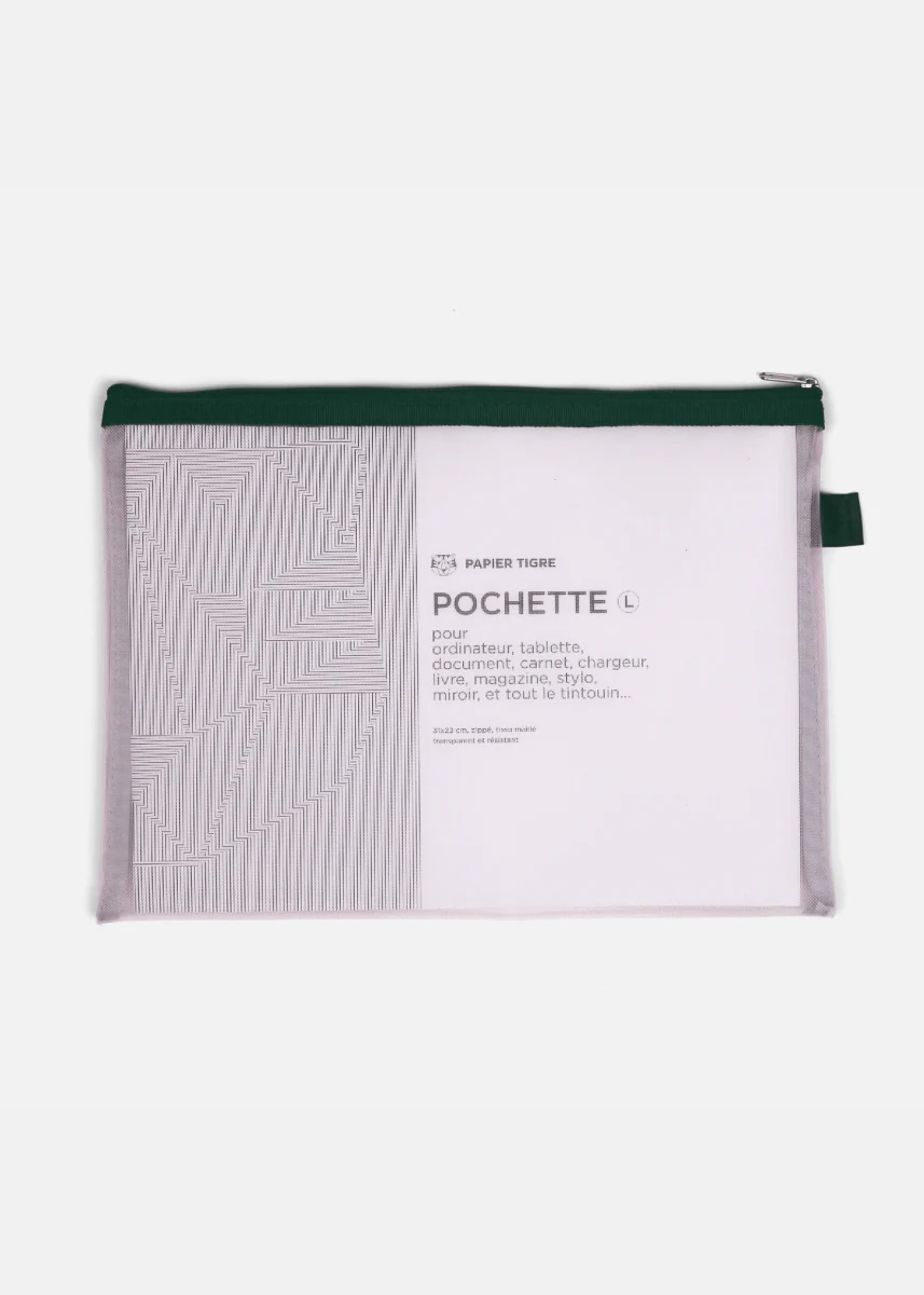 Pochette Mesh L Papier Tigre - Image 4