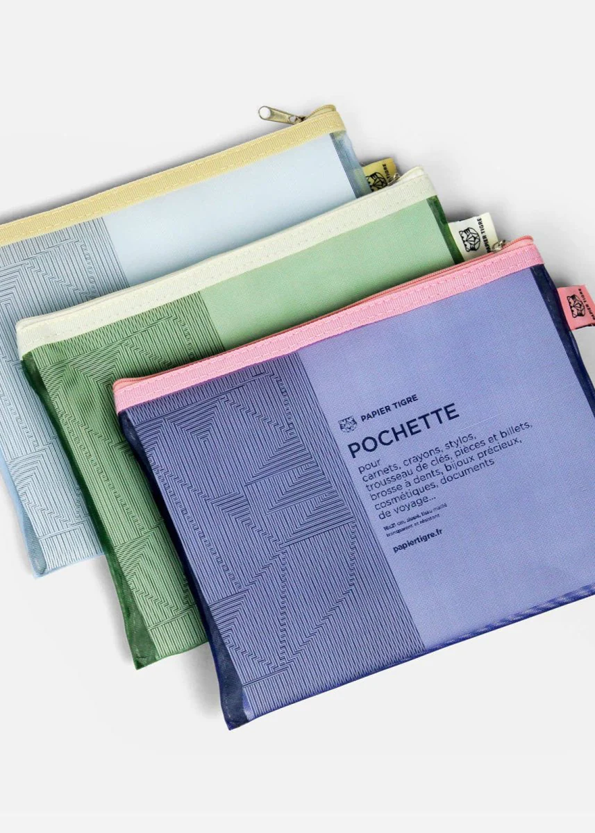Pochette Mesh M Papier Tigre