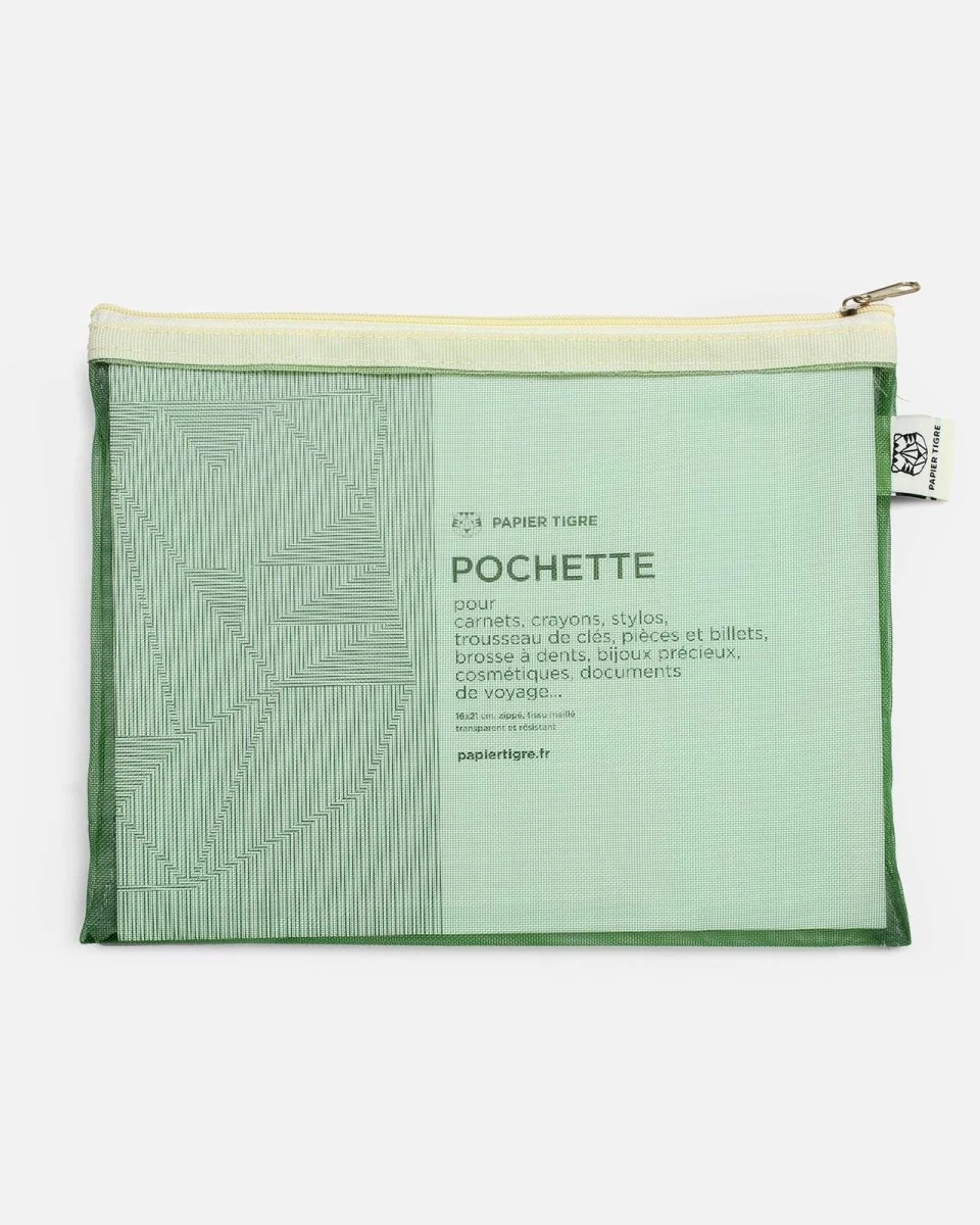 Pochette Mesh M Papier Tigre - Image 3
