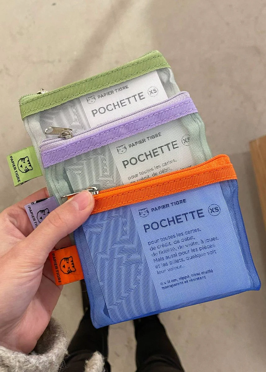 Pochette Mesh XS Papier Tigre - Image 7