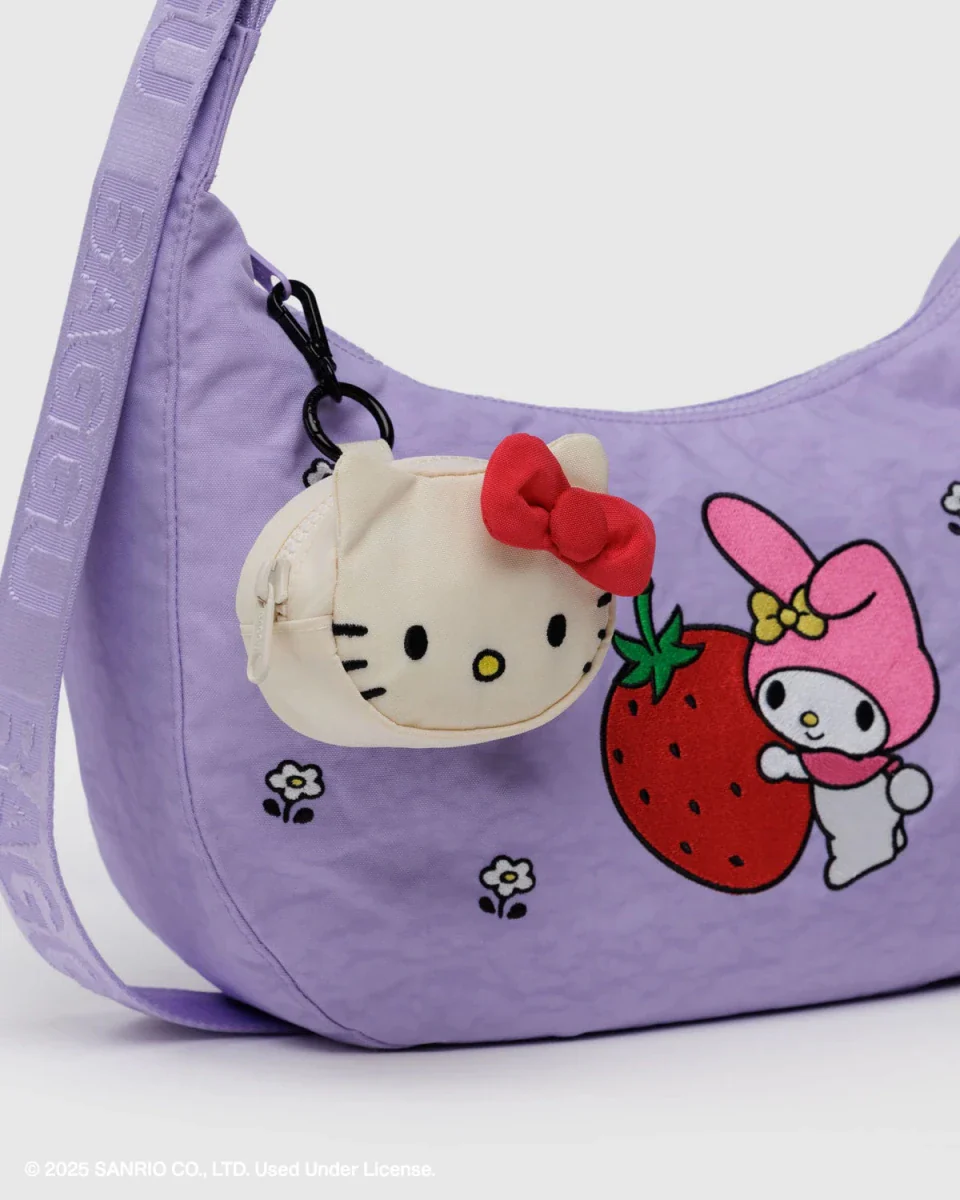 Porte-Clé Sac Baggu Hello Kitty Blanc - Image 2