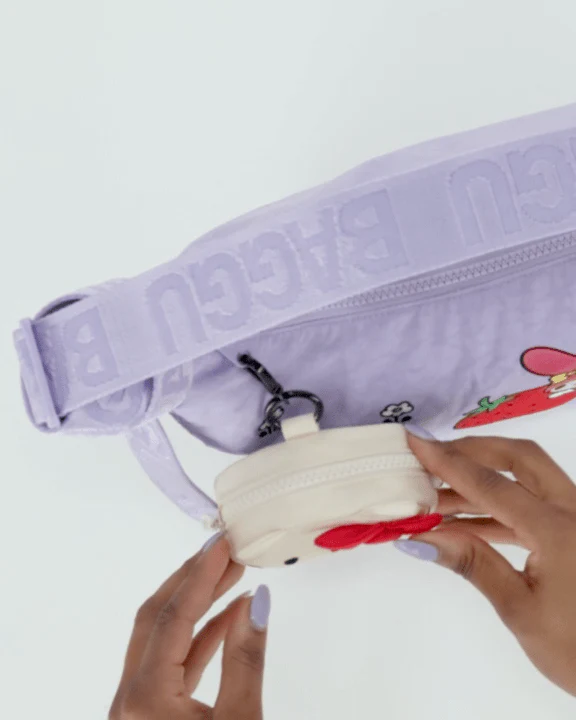 Porte-Clé Sac Baggu Hello Kitty Blanc - Image 3