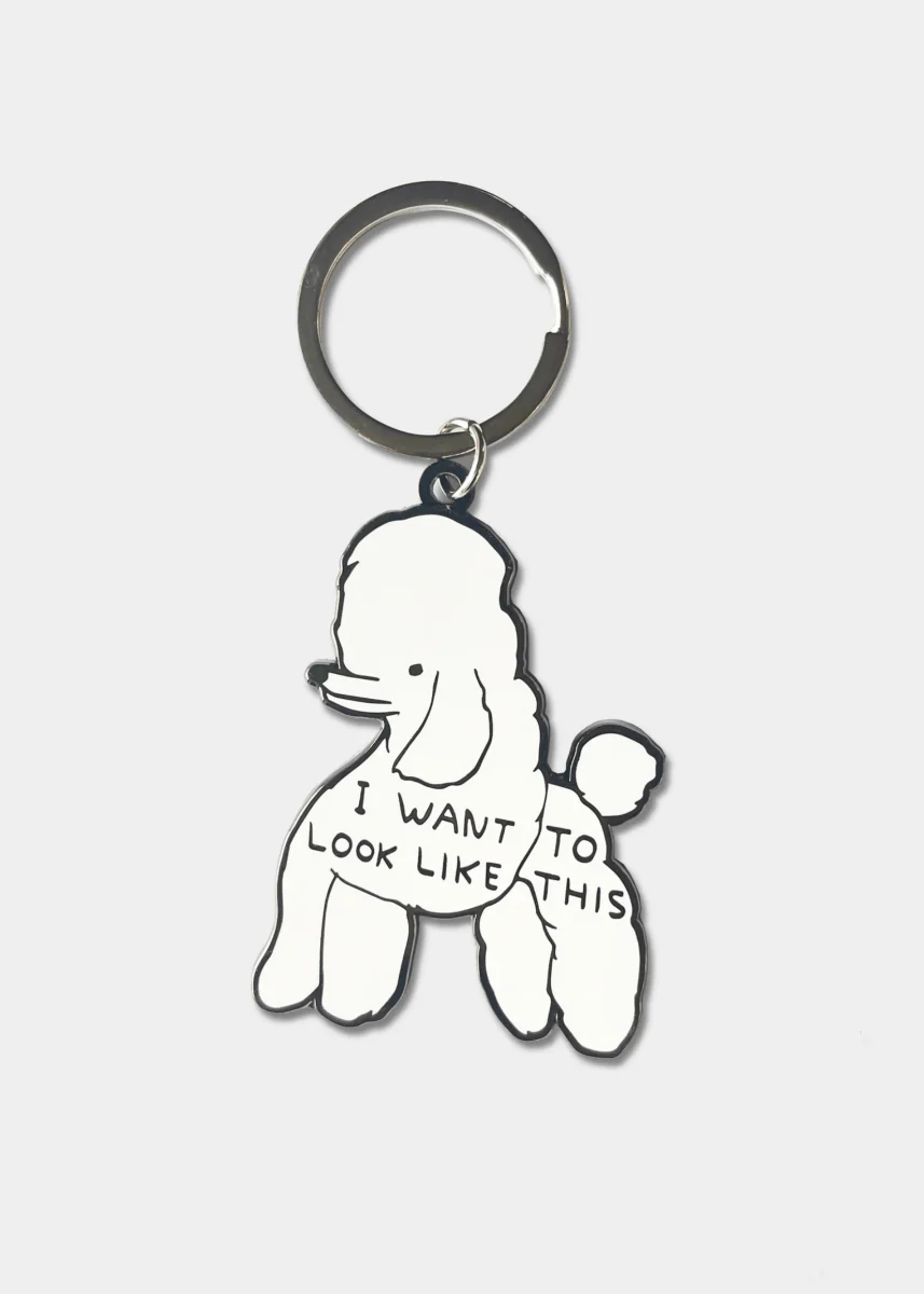 Porte-Clés I want to look like this D.Shrigley