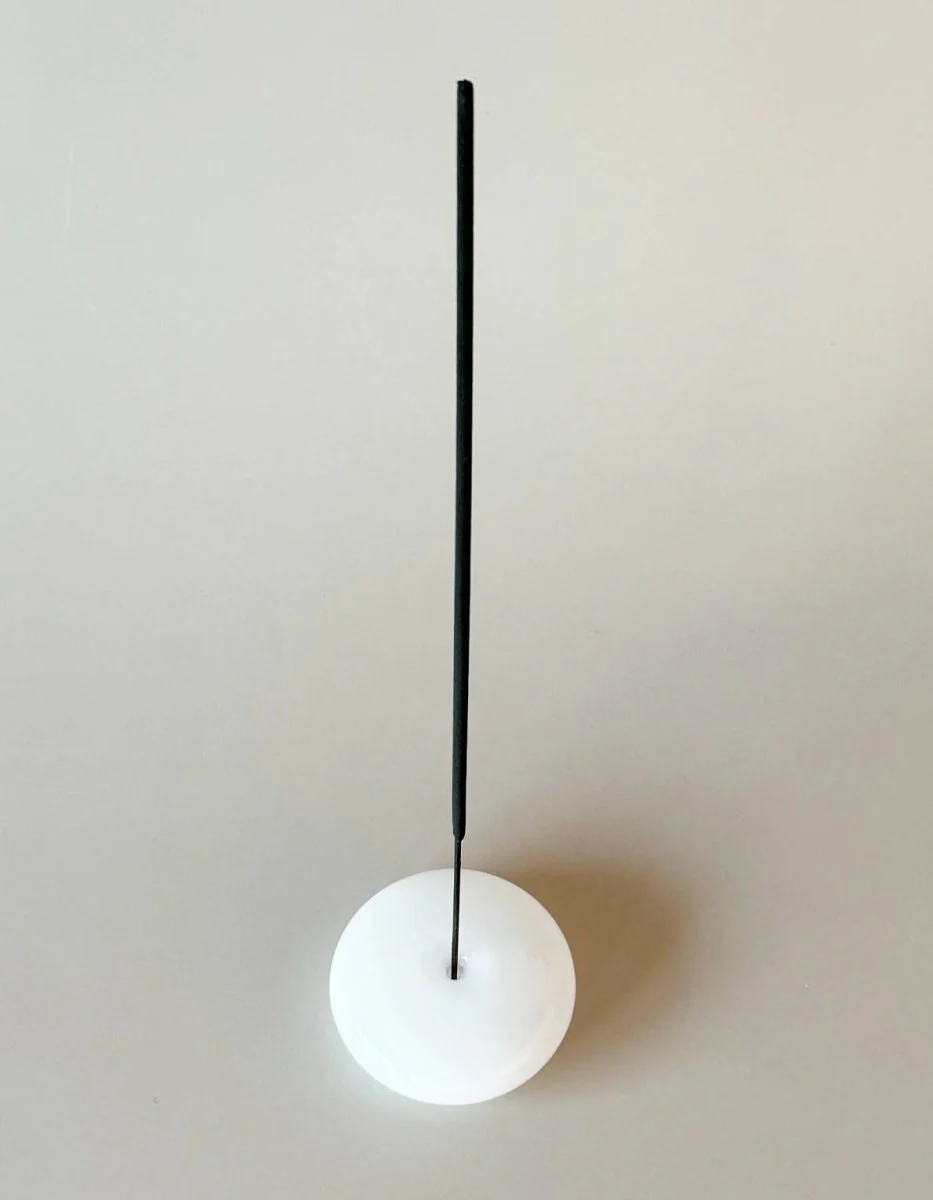 Porte-Encens Bubble Milk Glass Botanica - Image 5