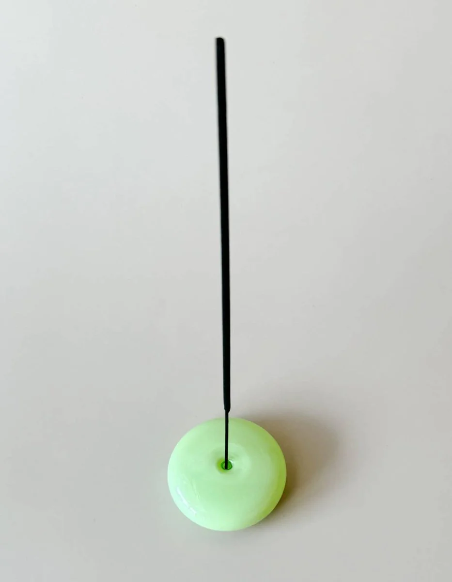 Porte-Encens Bubble Milk Glass Botanica - Image 7