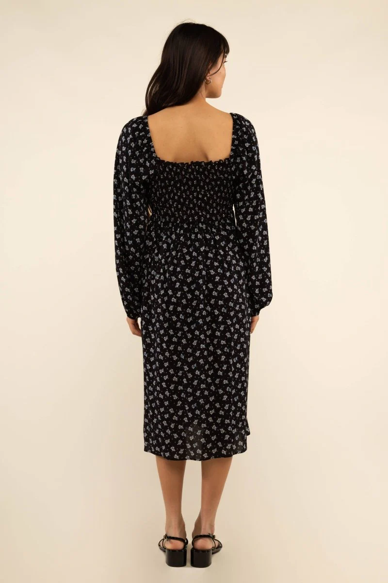 Robe Dawn Noire Ditsy Floral NLT SOLDE - Vente finale - Image 5