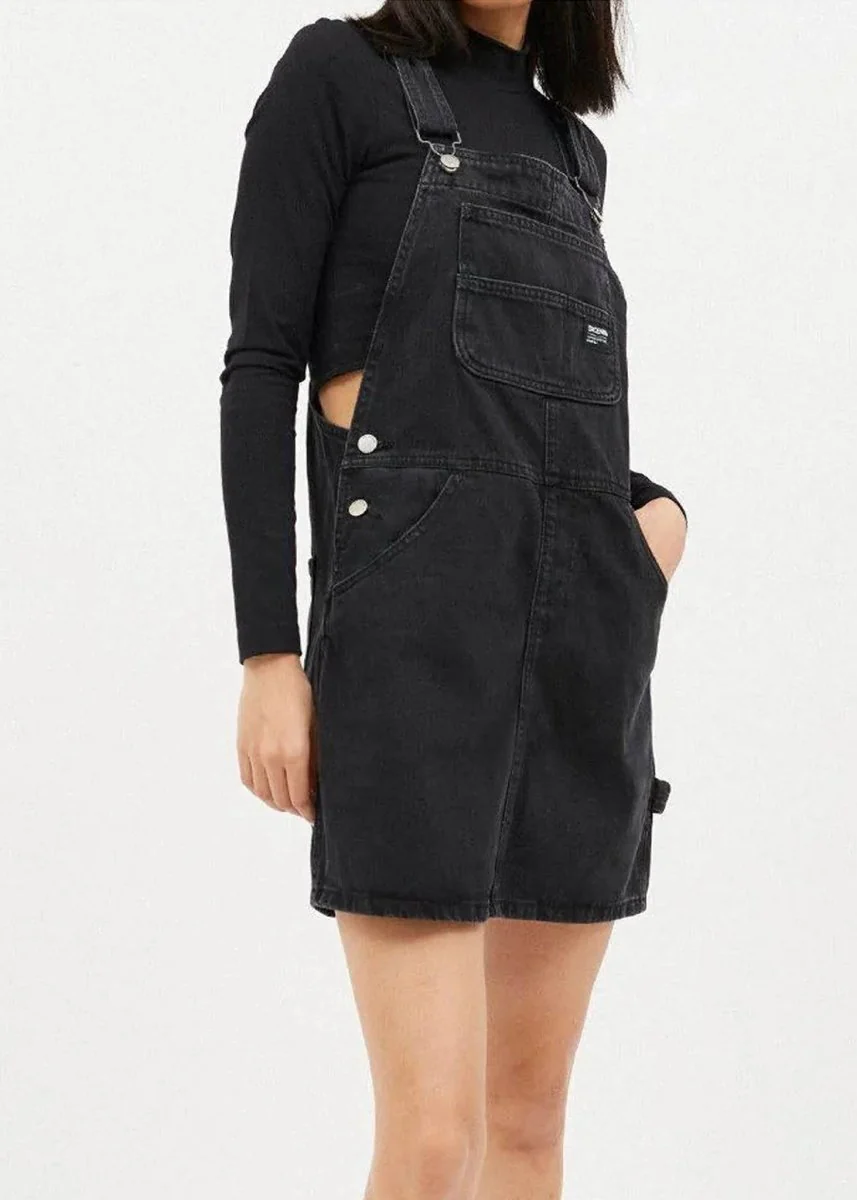 Robe Dungaree Connie Dr Denim Black Used SOLDE - Vente Finale - Image 5