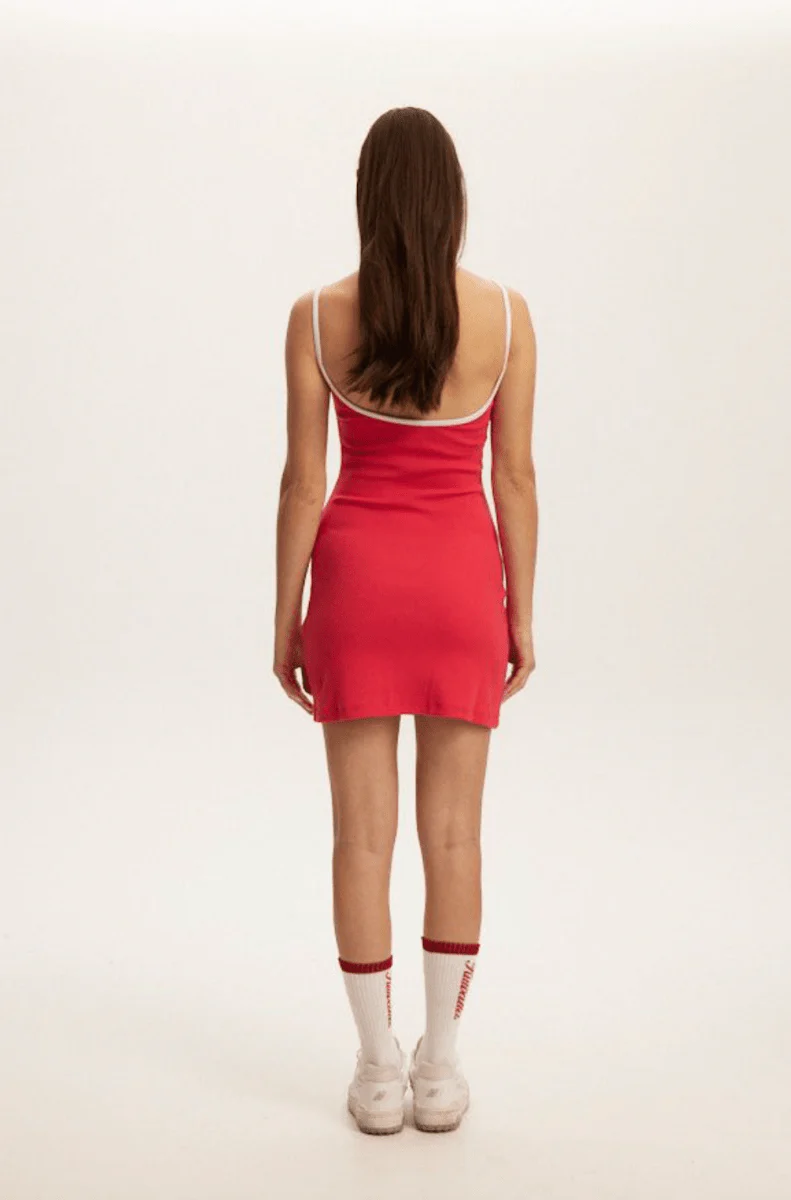 Robe Emma Rouge Kuwalla SOLDE - Vente Finale - Image 3