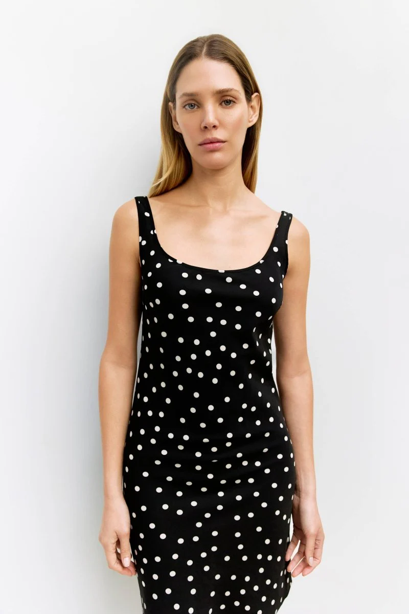 Robe Kelly Noire à Pois All Row - Image 5
