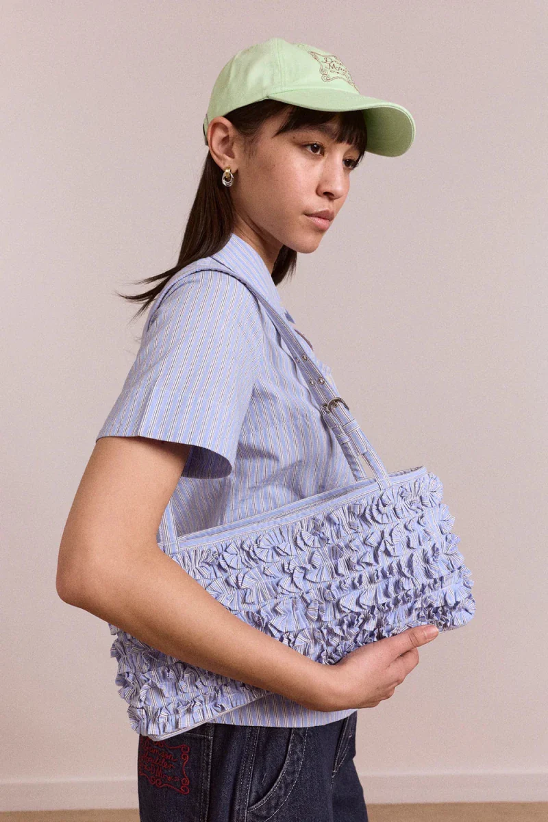 Sac Baguette Sophia Bleu Damson Madder