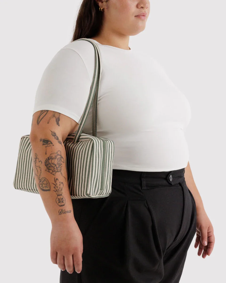 Sac Bowler Baggu Sage Stripe - Image 3