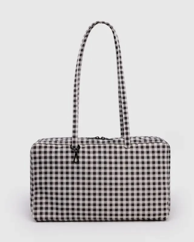 Sac Bowler Medium Baggu Gingham Noir et Blanc