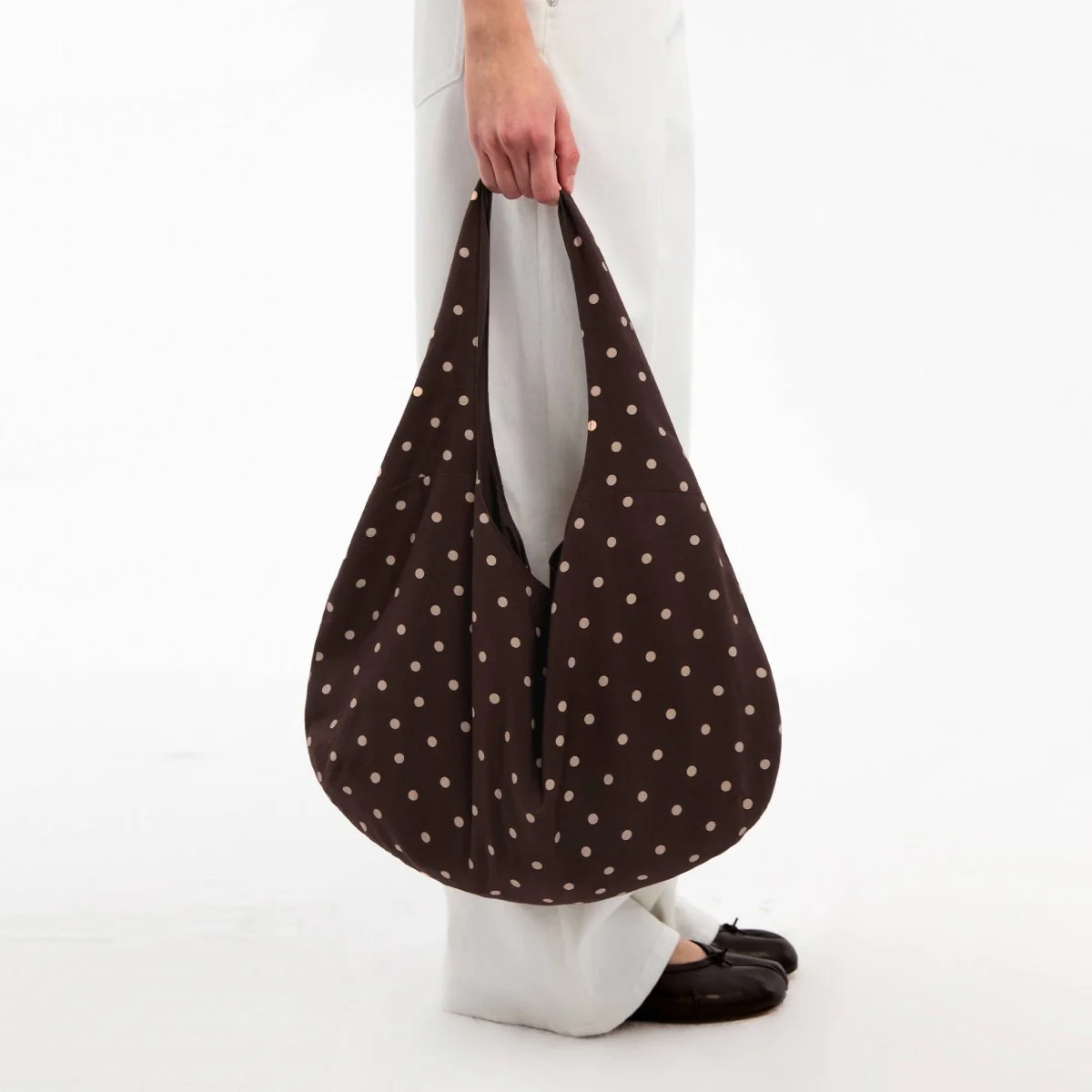 Sac Brun à Pois Cubic - Image 3