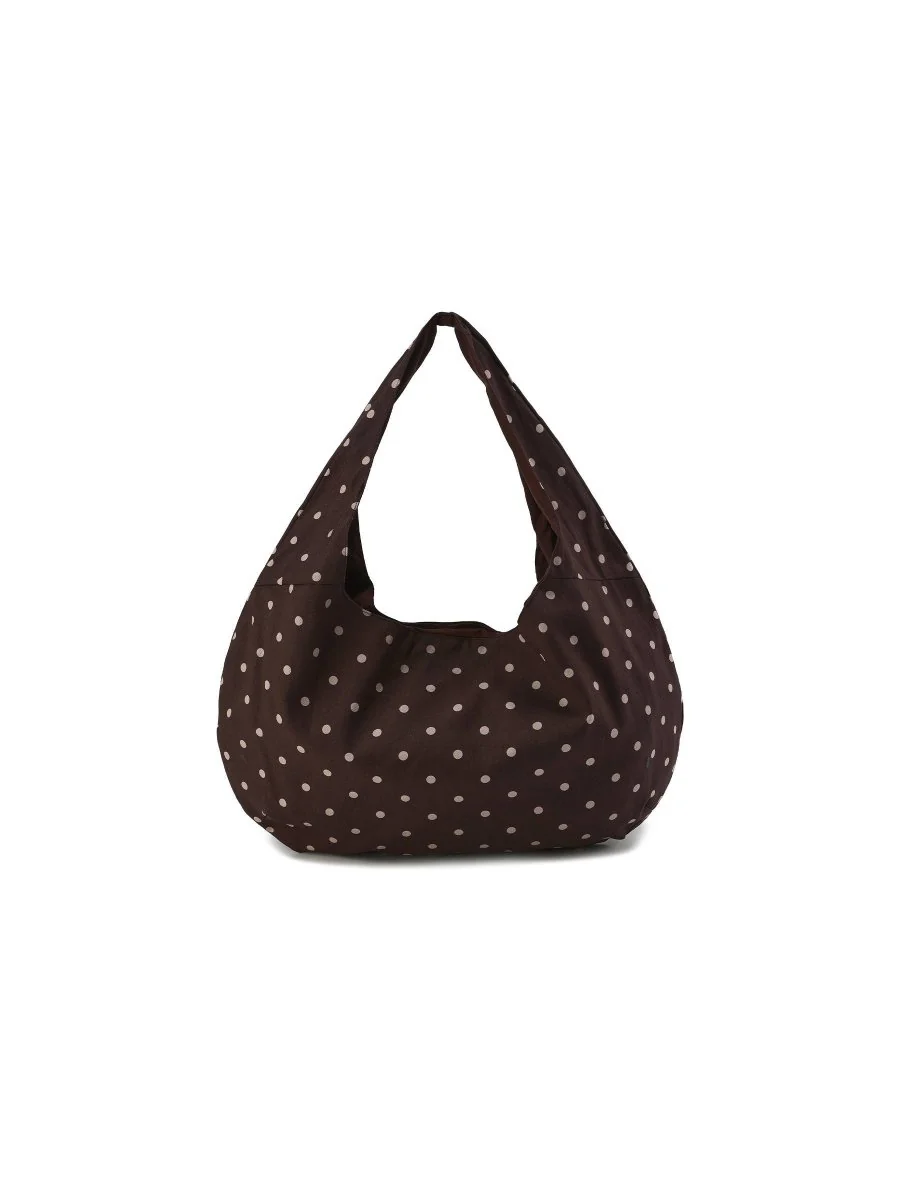 Sac Brun à Pois Cubic - Image 6