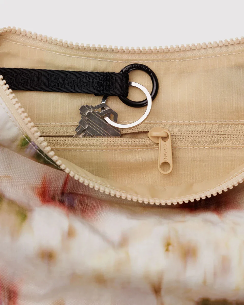 Sac Croissant Medium Baggu Abstract Floral - Image 3