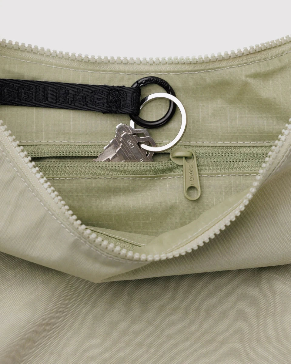 Sac Croissant Medium Baggu Celadon - Image 3