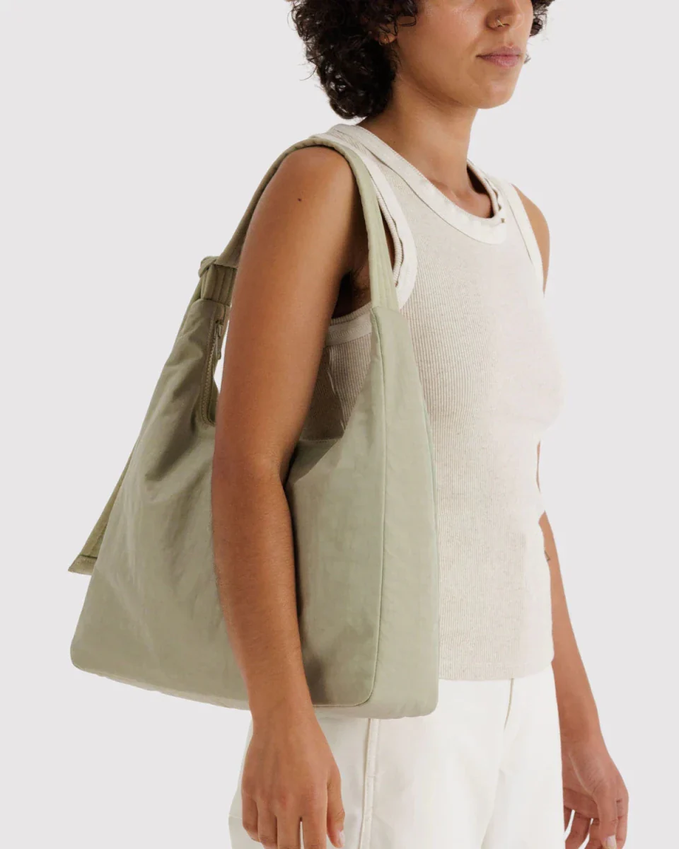 Sac d'Épaule Nylon Baggu Celadon - Image 2