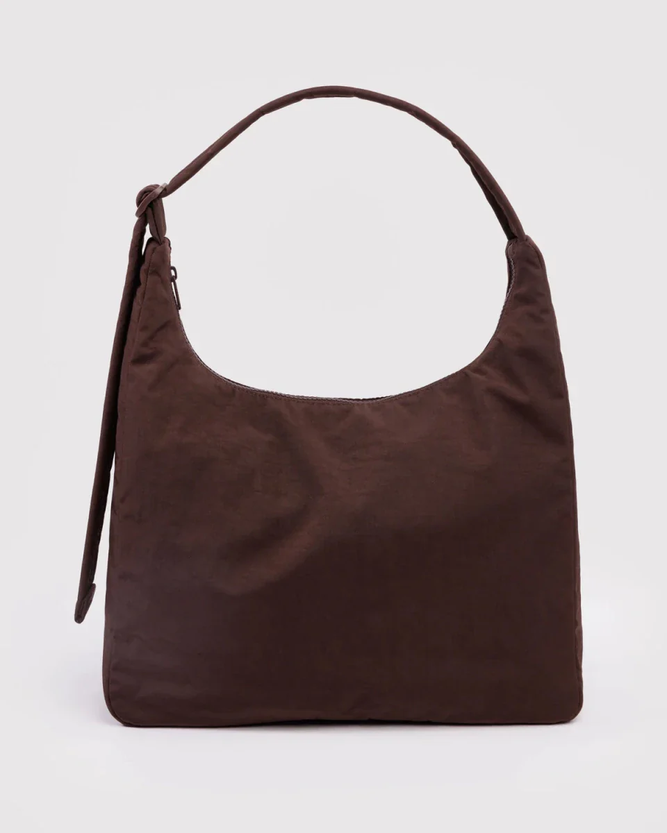 Sac d'Épaule Nylon Baggu Coffee