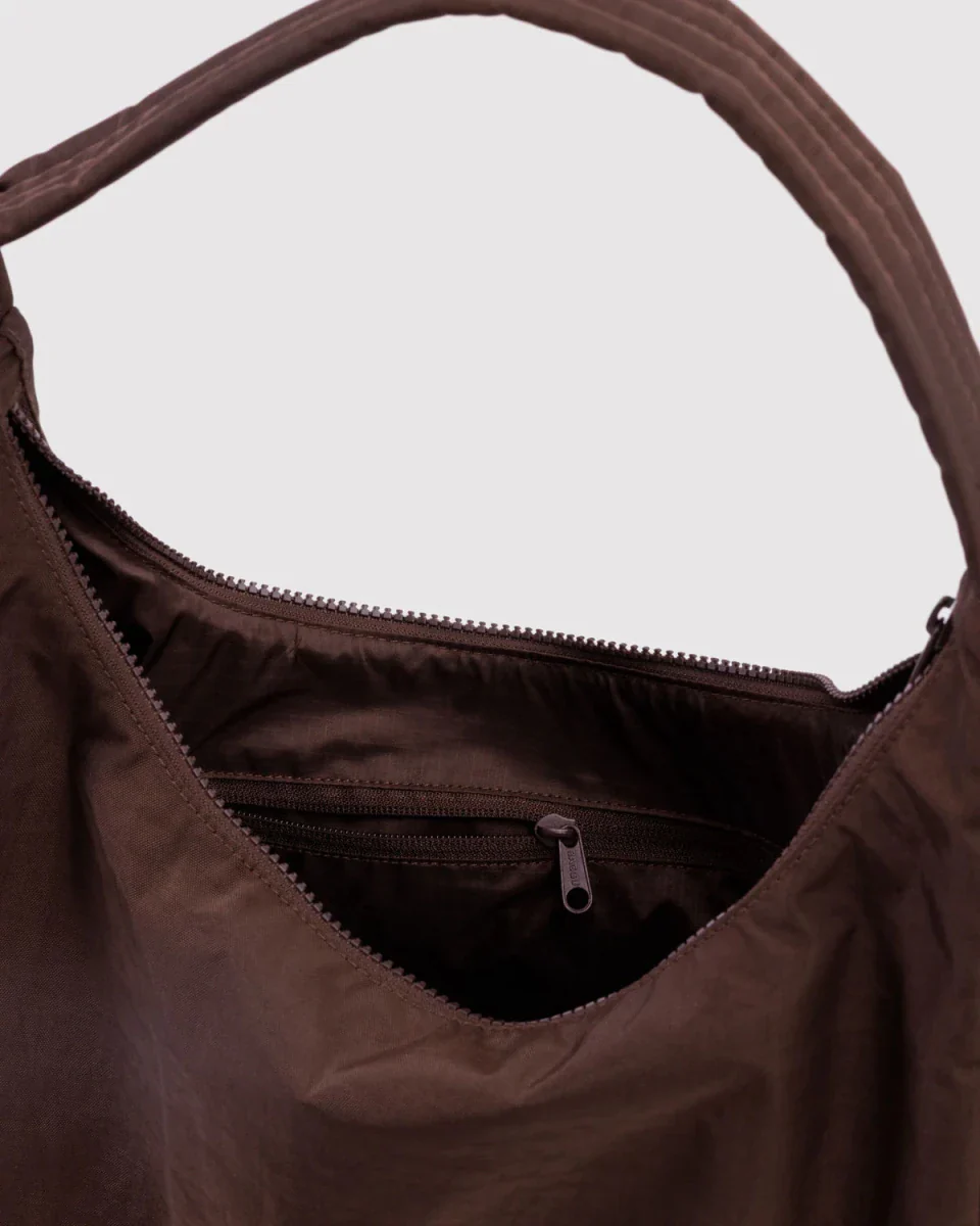 Sac d'Épaule Nylon Baggu Coffee - Image 4