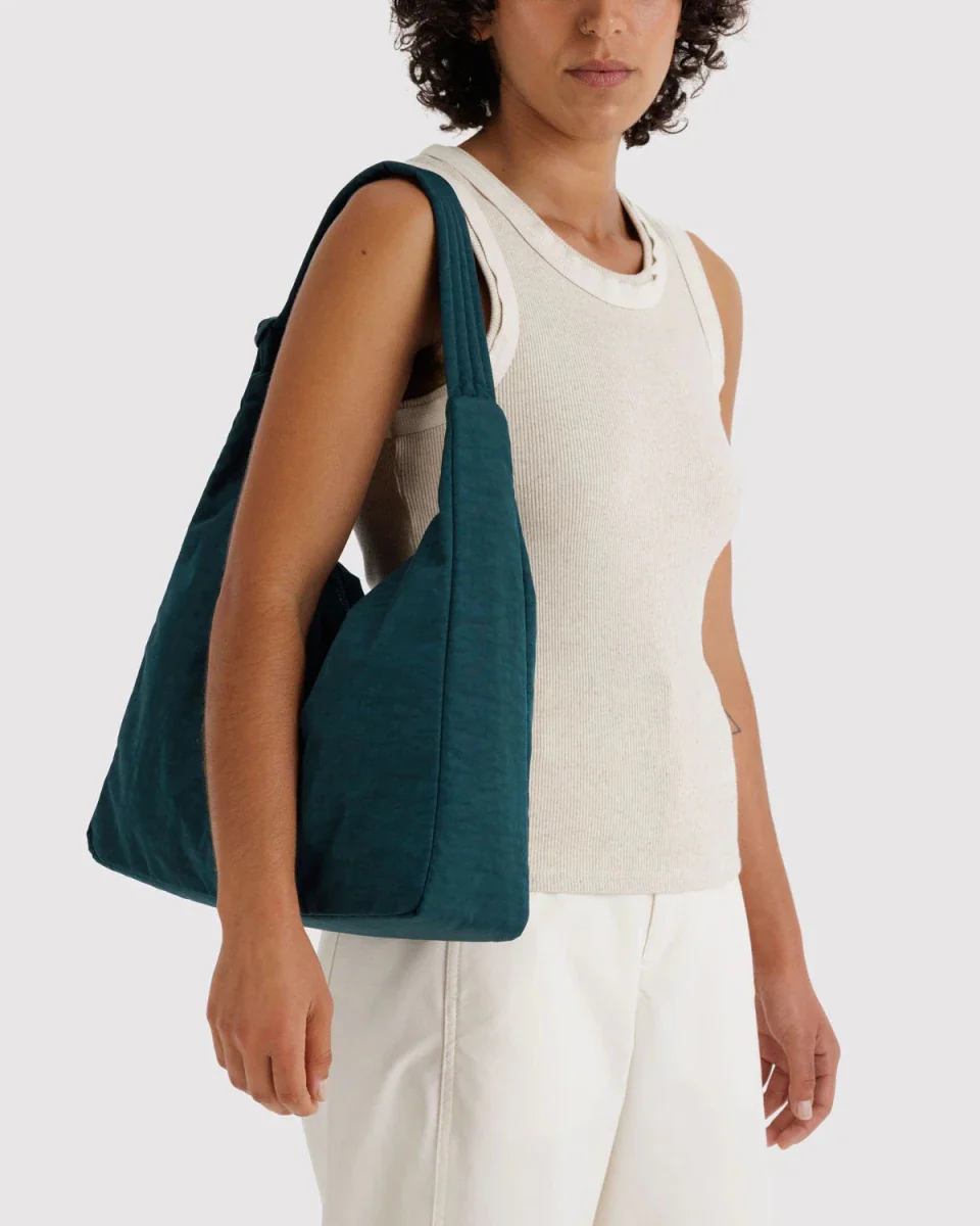 Sac d'Épaule Nylon Baggu Deep Sea - Image 2