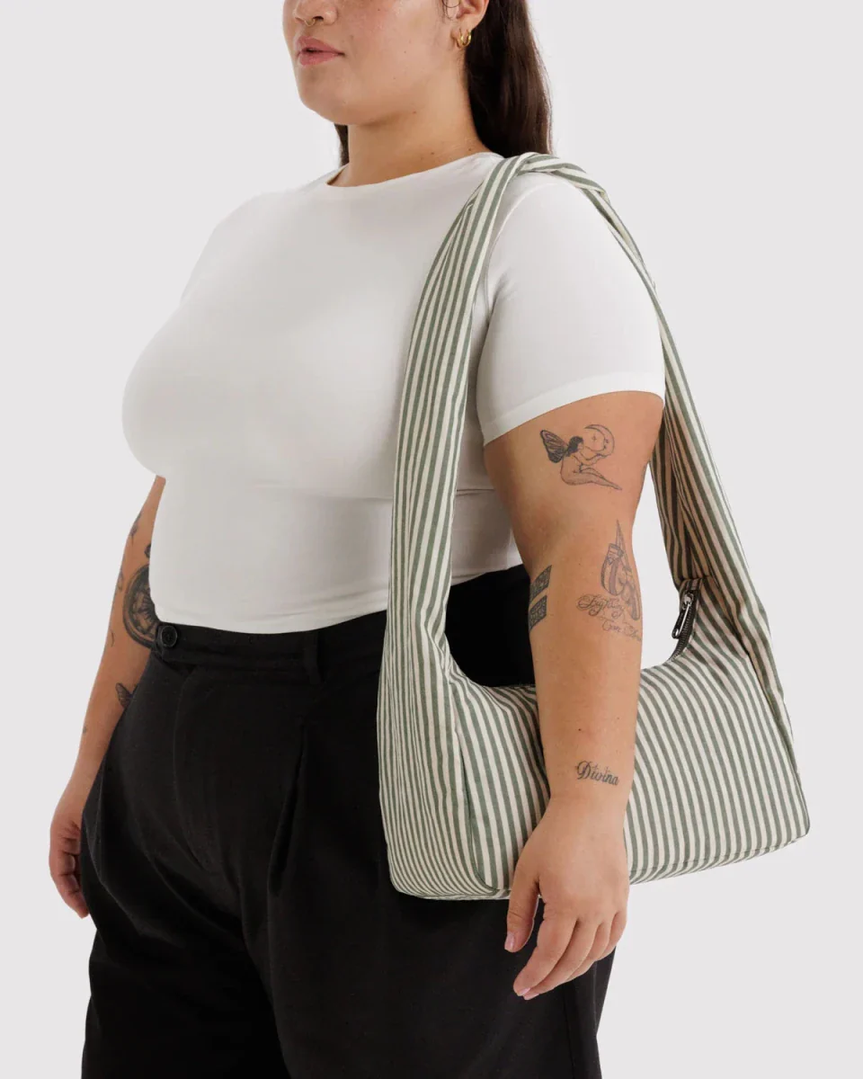 Sac Meringue Baggu Sage Stripe - Image 4