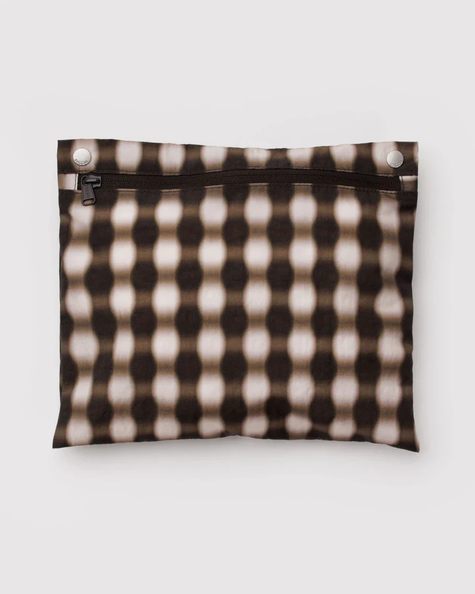 Sac Nuage Carry-on Baggu Blurred Gingham Brown - Image 5