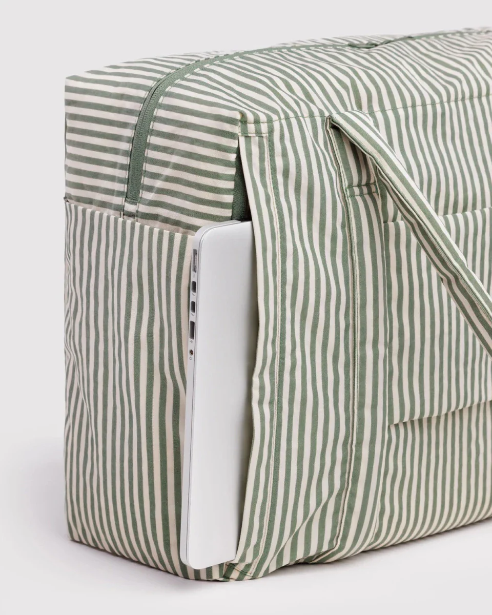Sac Nuage Carry-on Baggu Sage Stripes - Image 2