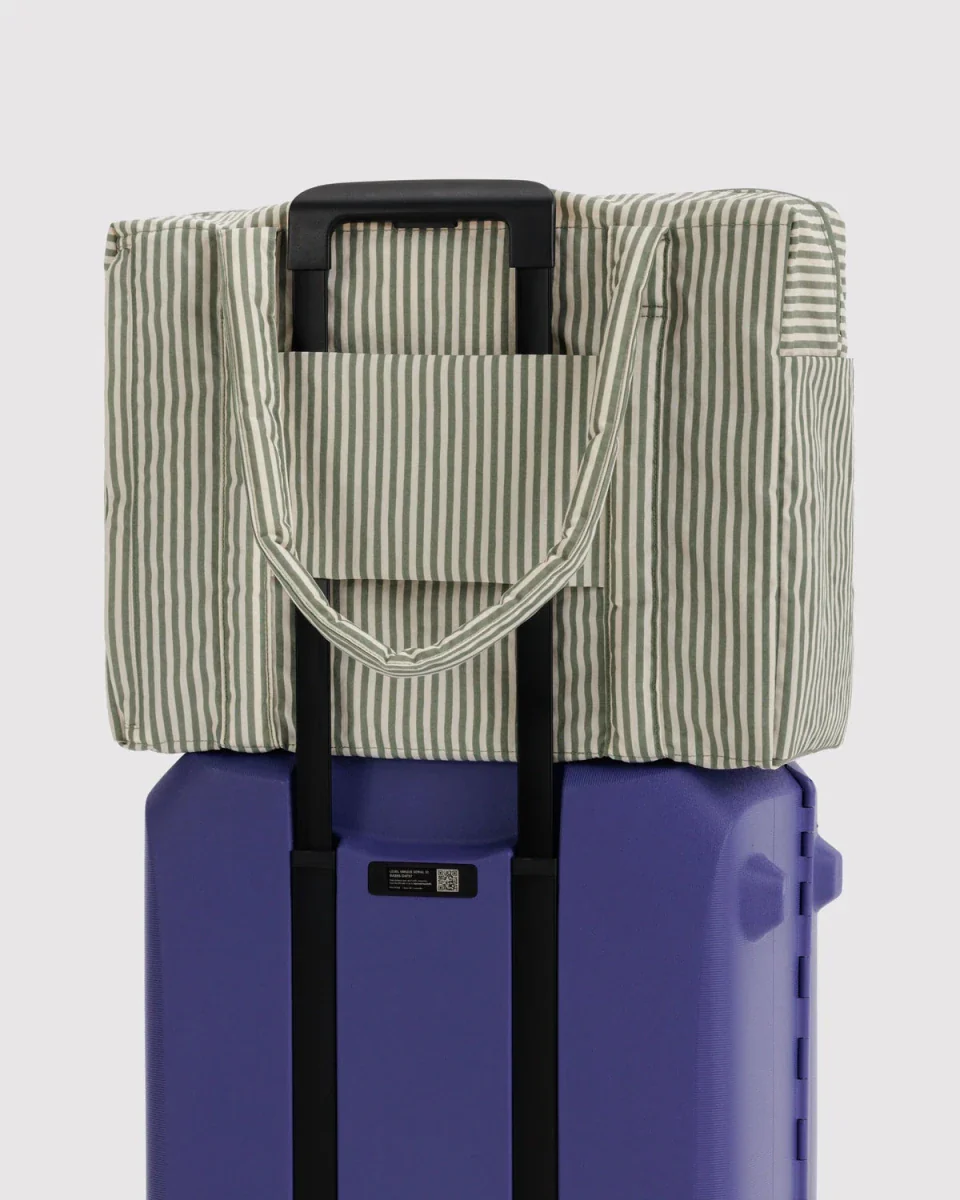 Sac Nuage Carry-on Baggu Sage Stripes - Image 5