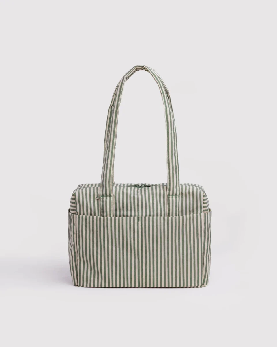 Sac Nuage Everyday Baggu Sage Stripes