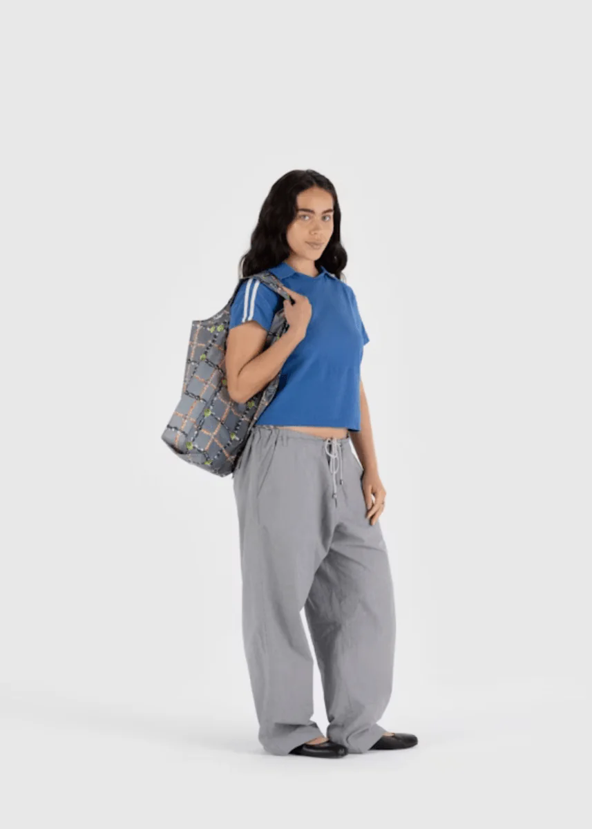 Sac Réutilisable Standard Baggu Beaded Plaid - Image 3