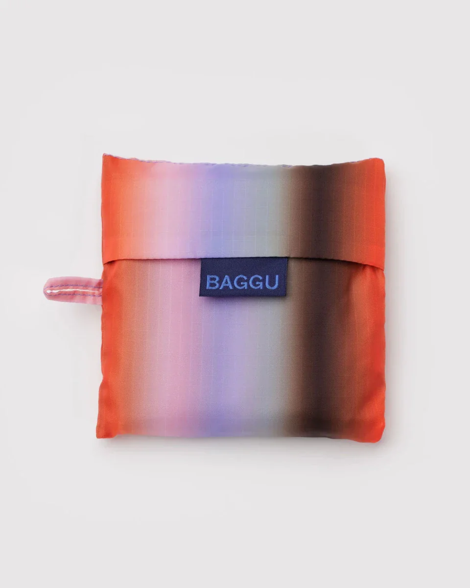 Sac Réutilisable Standard Baggu Gradient Stripe Poppy & Lilac - Image 3