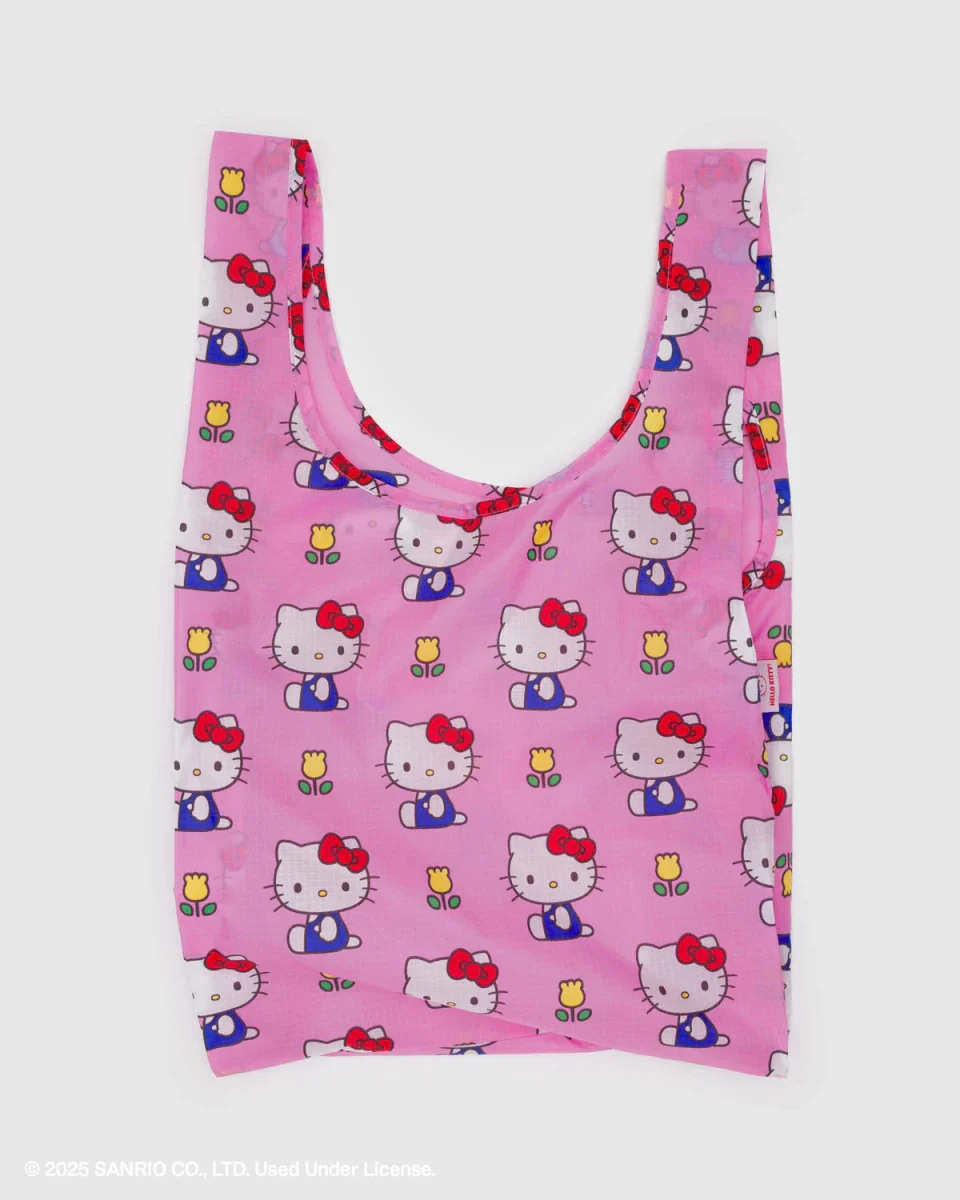Sac Réutilisable Standard Baggu Hello Kitty Pink