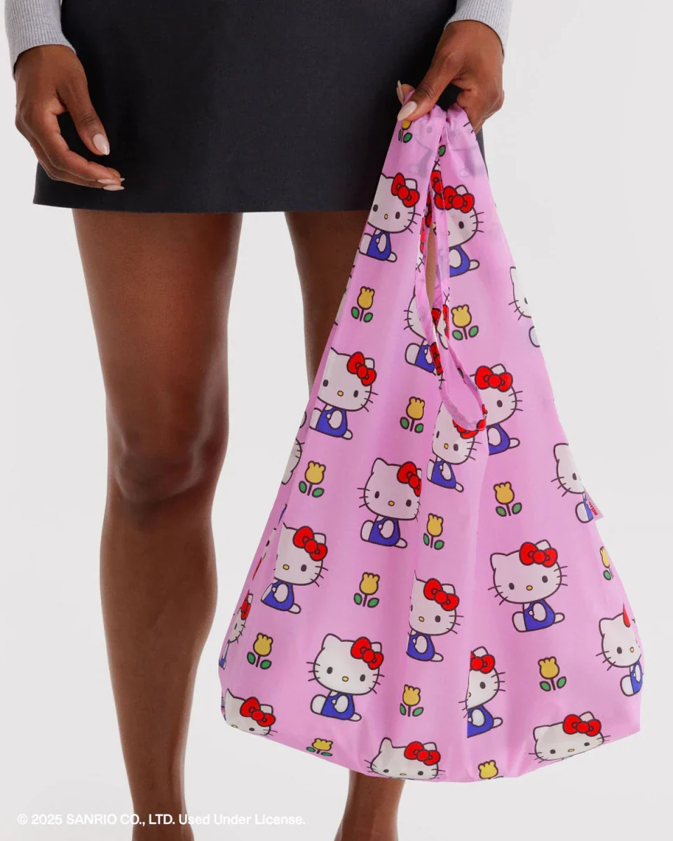 Sac Réutilisable Standard Baggu Hello Kitty Pink - Image 3