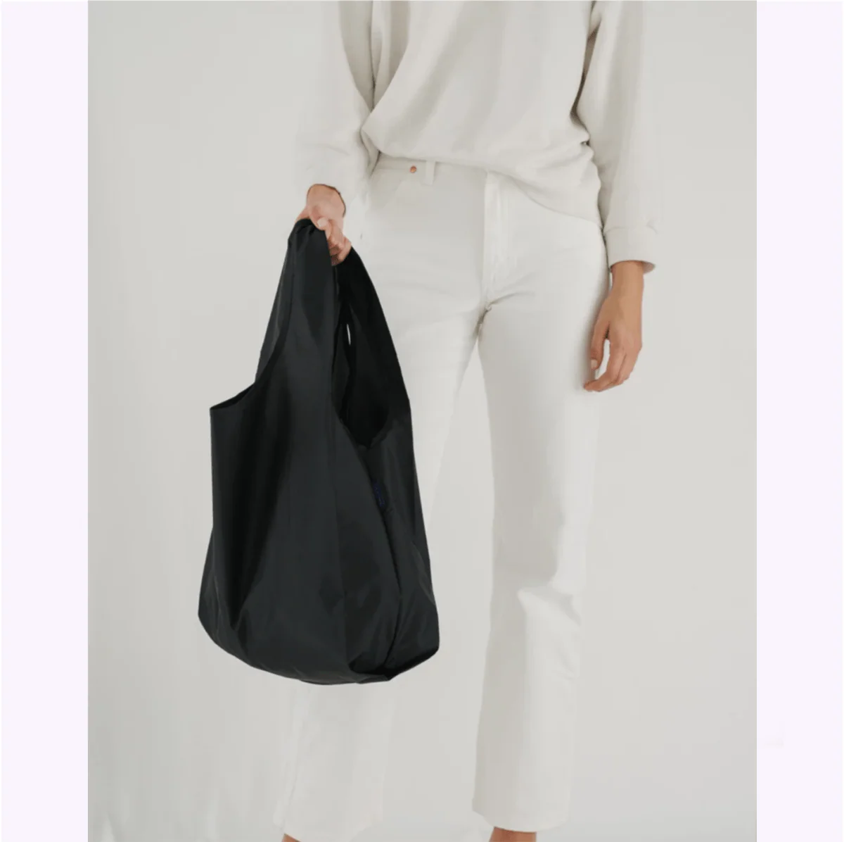 Sac Réutilisable Standard Baggu Noir - Image 3