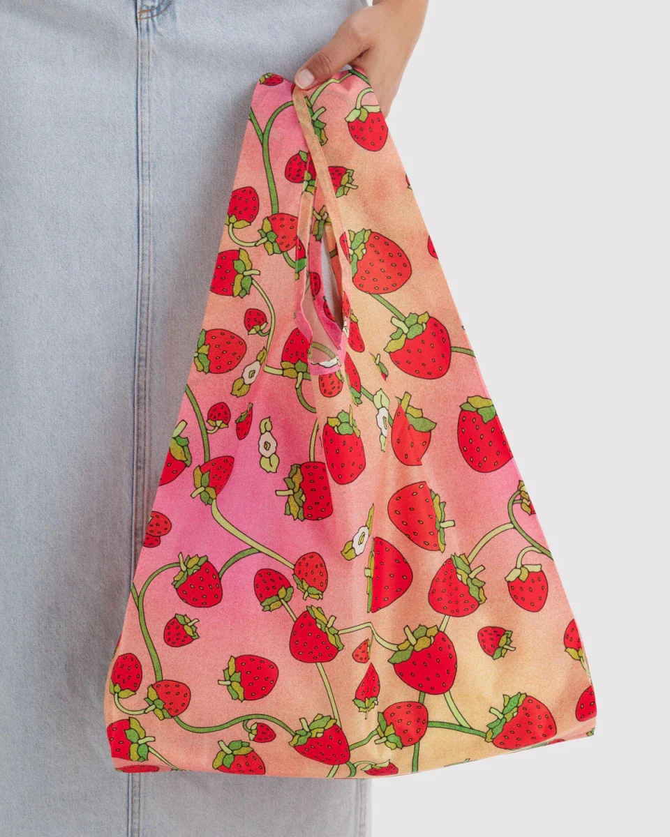 Sac Réutilisable Standard Baggu Strawberry Blossom - Image 2