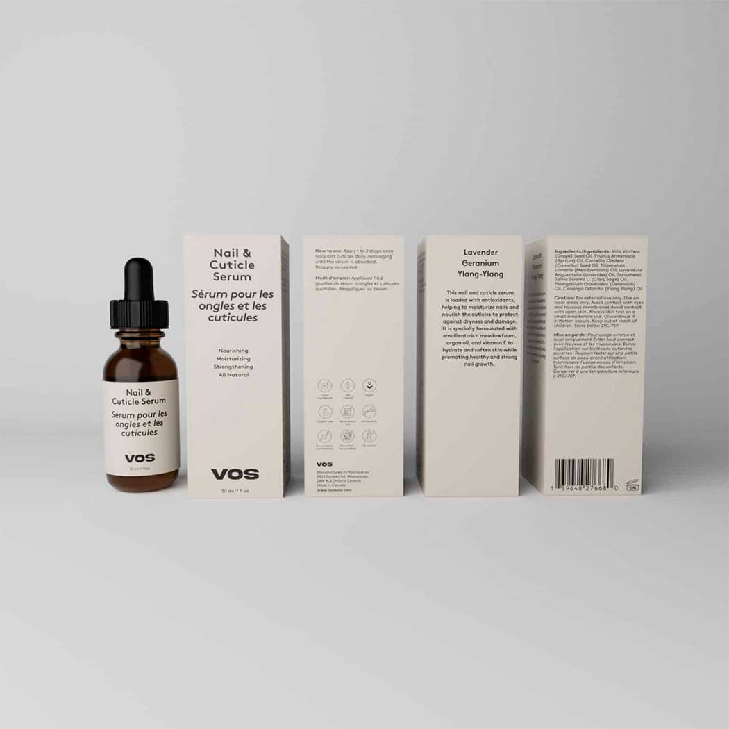 Sérum Ongles et Cuticules Ylang Ylang et Géranium VOS BODY - Image 2