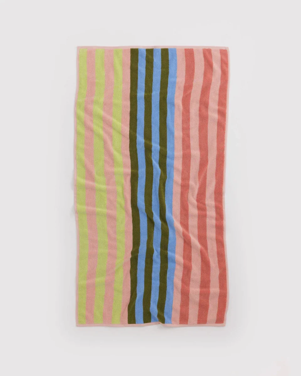 Serviette de Bain Baggu Sherbet Stripe