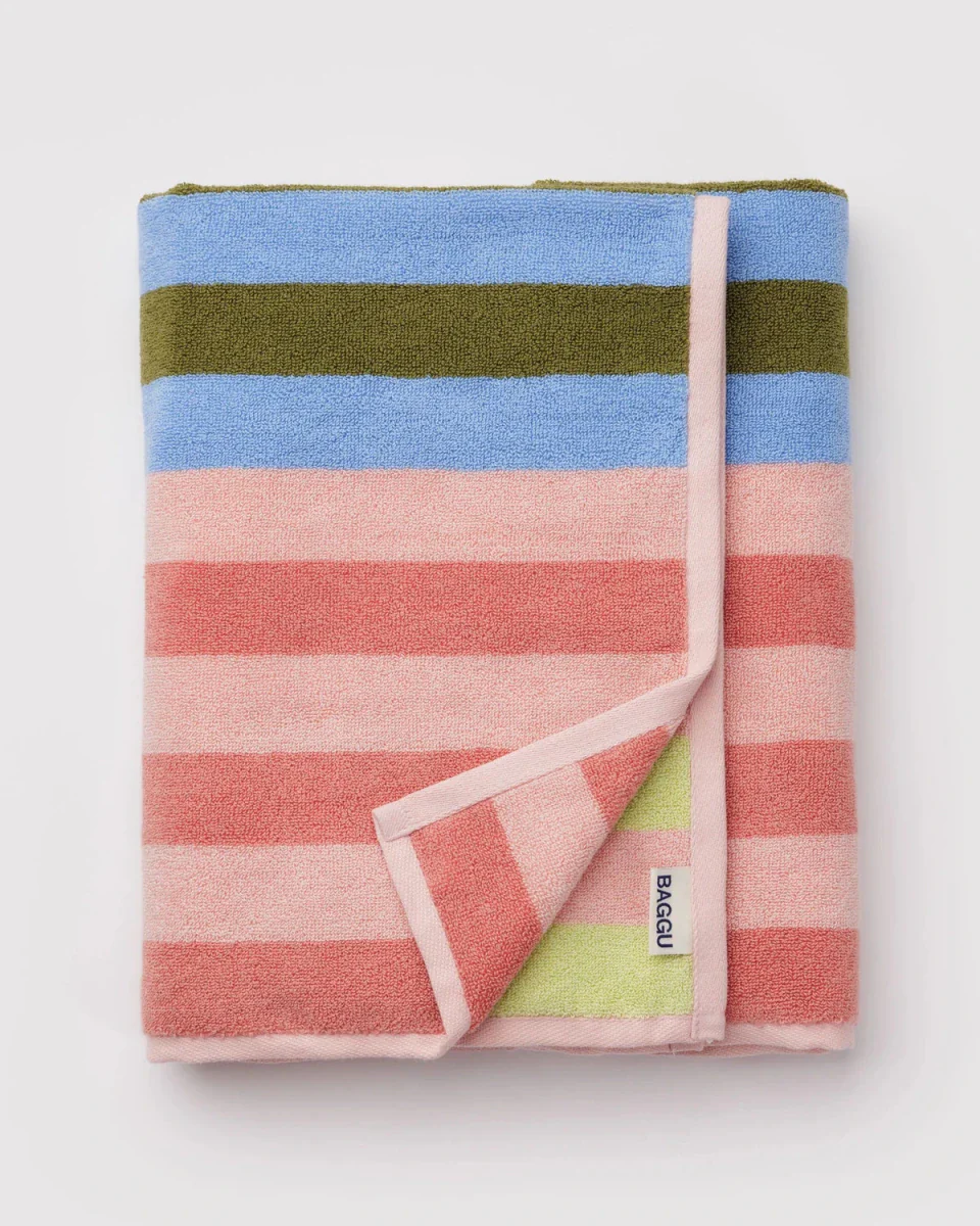 Serviette de Bain Baggu Sherbet Stripe - Image 3