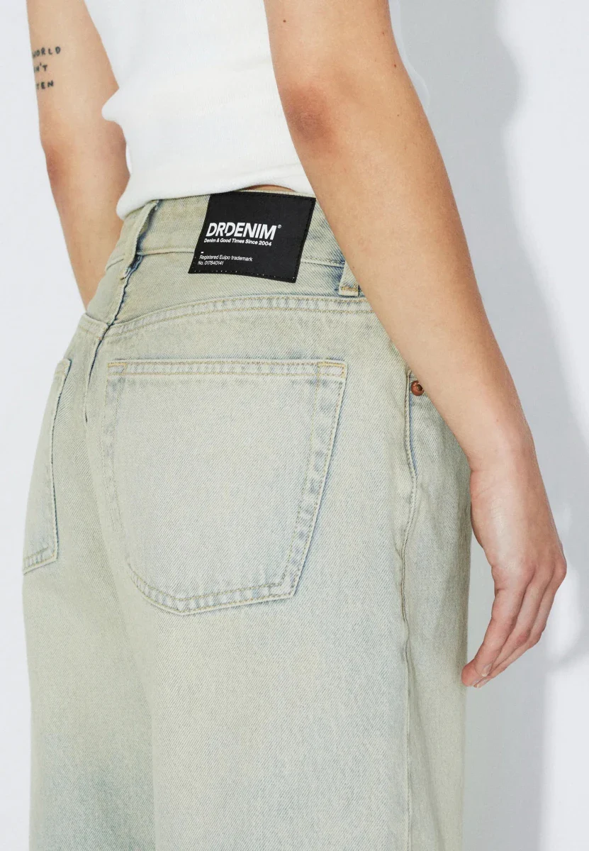 Short Asra Dr Denim Stream Light Sand - Image 4