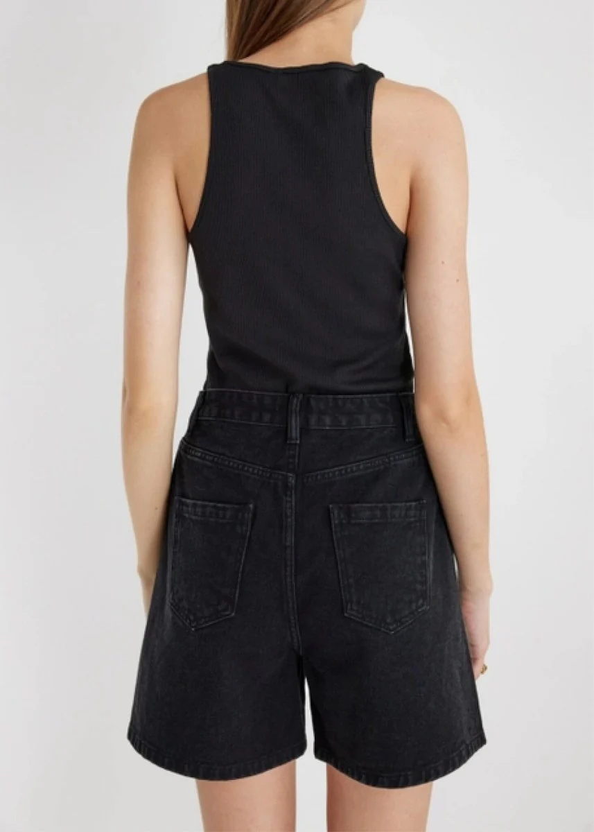 Short Naomi Mod Ref (Denim bleu ou noir)  SOLDE - Vente Finale - Image 3