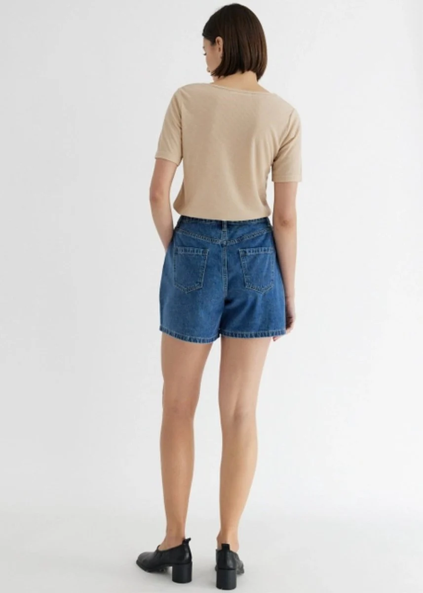 Short Naomi Mod Ref (Denim bleu ou noir)  SOLDE - Vente Finale - Image 6