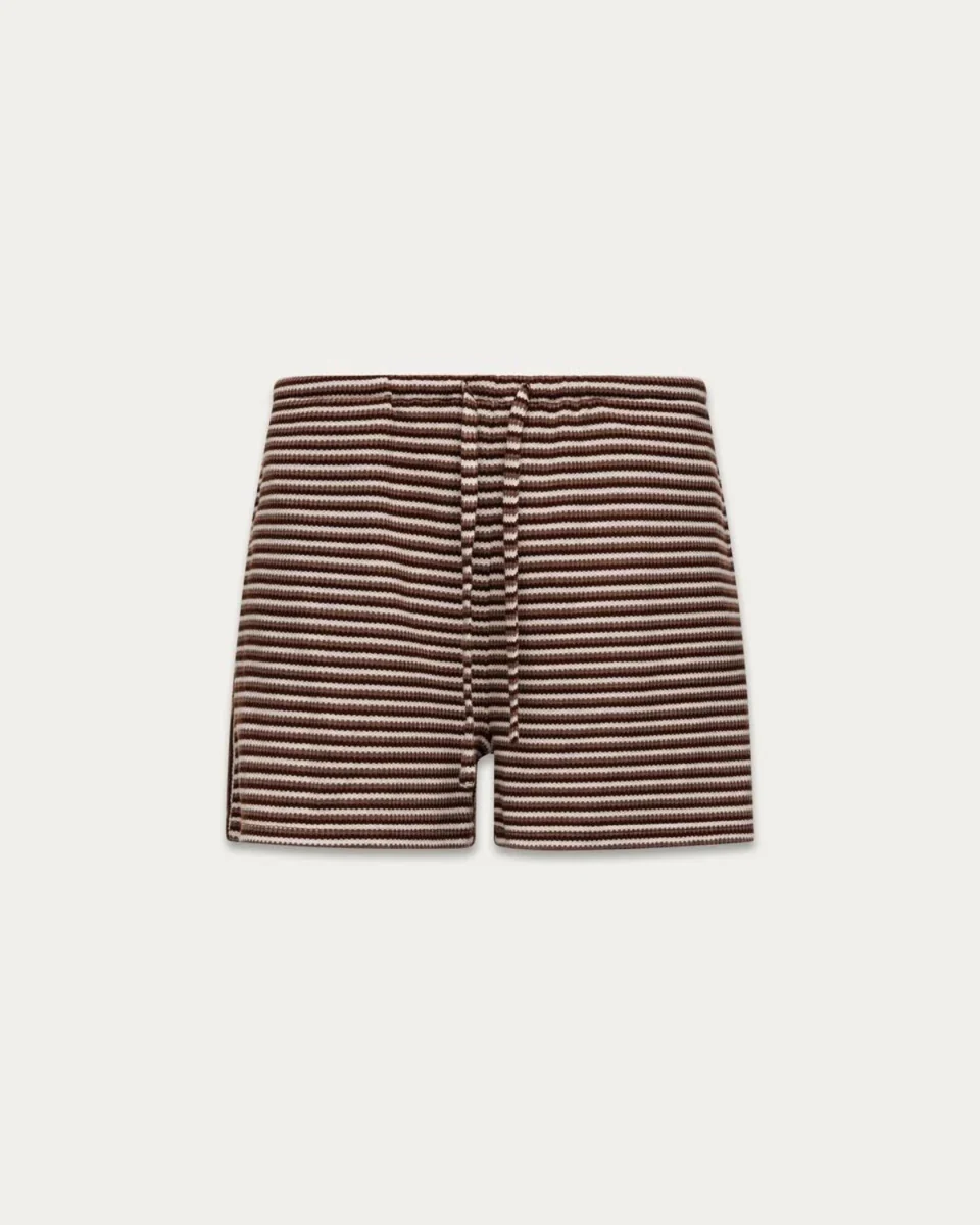 Short Rayé Chloé Dégradé Brun Kuwalla - Image 3