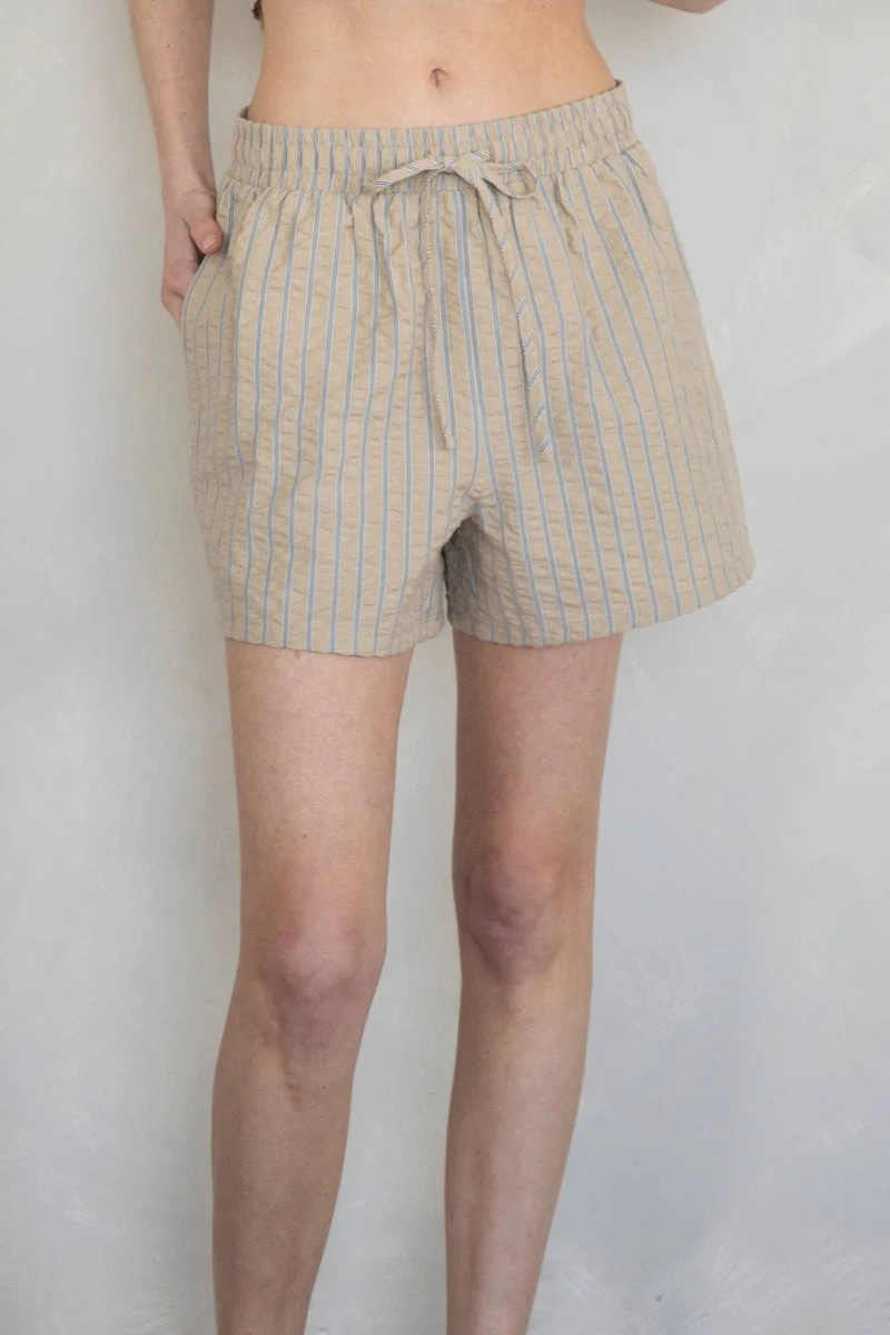 Shorts Billie Beige Rayures Things Between