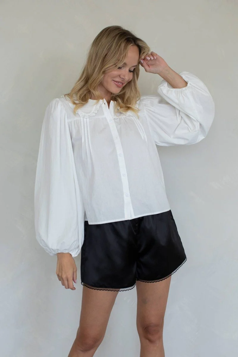 Shorts Satin Aris Noir Things Between - Image 2