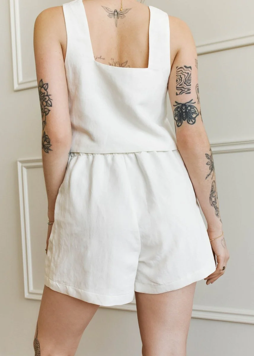 Skort Ivy Dailystory Blanc SOLDE - Vente Finale - Image 2