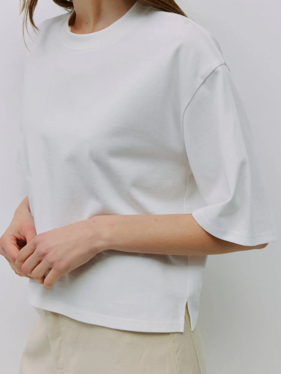 T-Shirt Daphné Blanc Mod Ref - Image 2